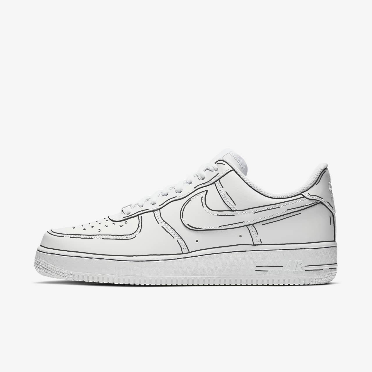 Cartoon top af1 custom